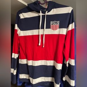 Polo Ralph Lauren striped sheild sweater